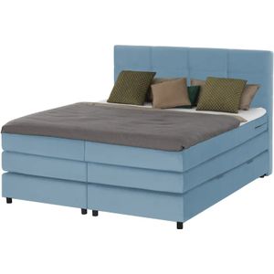 uno Boxspringbett  Wind ¦ blau ¦ Maße (cm): B: 140 H: 152 Betten > Komfortbetten - Höffner
