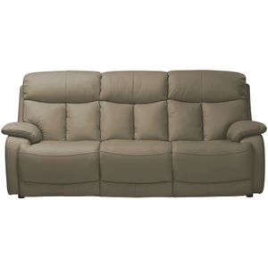Wohnwert Sofa 3-sitzig aus Echtleder mit manueller Relaxfunktion Ambra  ¦ braun ¦ Maße (cm): B: 218 H: 102 T: 102.0 Polstermöbel > Sofas > 3-Sitzer - Höffner