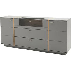 uno Sideboard  Sella ¦ grau ¦ Maße (cm): B: 196 H: 87 T: 44.0 Kommoden & Sideboards > Sideboards - Höffner