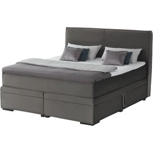 Boxi Boxspringbett mit Bettkasten Boxi Urban ¦ grau ¦ Maße (cm): B: 180 H: 125 Betten > Boxspringbetten > Boxspringbetten 180x200 - Höffner