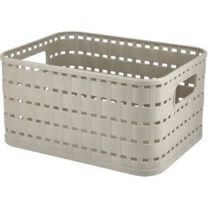 Rotho Aufbewahrungsbox  COUNTRY ¦ beige ¦ Kunststoff ¦ Maße (cm): B: 13,7 H: 9,8 Aufbewahrung > Aufbewahrungsboxen - Höffner
