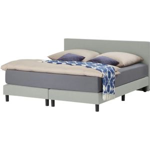 Boxspringbett  Cisano ¦ grau ¦ Maße (cm): B: 140 H: 91 Betten > Einzelbetten - Höffner