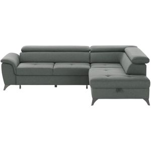 switch Ecksofa  Aldeia ¦ grau ¦ Maße (cm): B: 252 H: 70 T: 200.0 Polstermöbel > Sofas > Ecksofas - Höffner