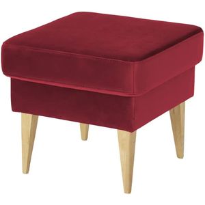 switch Hocker aus Samt Taco ¦ rot ¦ Maße (cm): B: 49 H: 45 T: 49.0 Polstermöbel > Hocker - Höffner