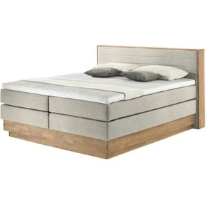 uno Massivholz-Boxspringbett mit Bettkasten Morgan ¦ beige ¦ Maße (cm): B: 184 H: 113 Betten > Komfortbetten - Höffner