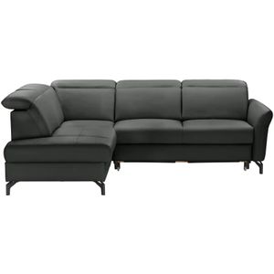 uno Ecksofa  Basel ¦ schwarz ¦ Maße (cm): B: 243 H: 100 T: 200.0 Polstermöbel > Sofas > Ecksofas - Höffner