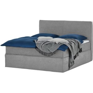 Boxi Boxspringbett 160 x 200 cm mit trendigem Keder Boxi Urban ¦ grau ¦ Maße (cm): B: 160 H: 125 Betten > Boxspringbetten > Boxspringbetten 160x200 - Höffner