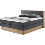 uno Massivholz-Boxspringbett mit Bettkasten Morgan ¦ grau ¦ Maße (cm): B: 184 H: 113 Betten > Komfortbetten - Höffner