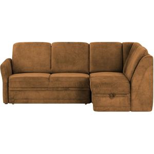 Polstermöbel Oelsa Ecksofa  Luna ¦ orange ¦ Maße (cm): B: 224 H: 91 T: 160.0 Polstermöbel > Sofas > Ecksofas - Höffner