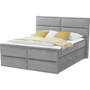 uno Boxspringbett mit Bettkasten Crocco ¦ grau ¦ Maße (cm): B: 177 H: 136 Betten > Komfortbetten - Höffner