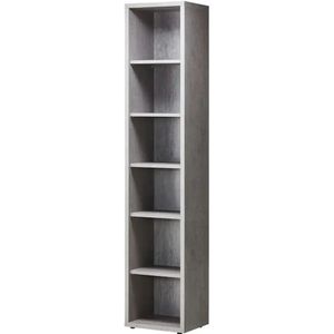 Regal  Donau ¦ grau ¦ Maße (cm): B: 44 H: 217 T: 35.7 Regale > Standregale - Höffner