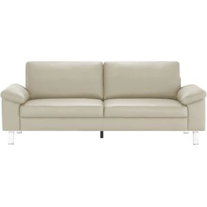 Einzelsofa aus Echtleder Bena ¦ creme ¦ Maße (cm): B: 228 H: 86 T: 97.0 Polstermöbel > Sofas > 3-Sitzer - Höffner