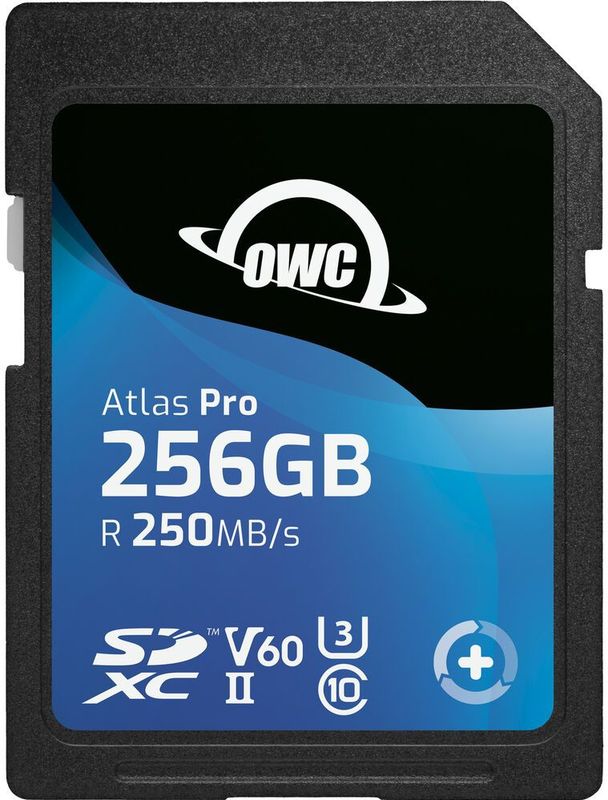 OWC - Atlas Pro - Geheugenkaart - Zwart - 256 GB - SDXC - UHS-II