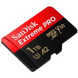 Sandisk - Extreme Pro Micro SDXC - 1TB - A2 V30 - met Adapter