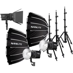 Nanlite Forza 150 Triple Kit Continu licht studio