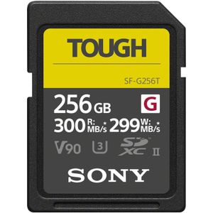 Sony 256GB SF-G TOUGH Series UHS-II SDXC geheugenkaart Geheugen