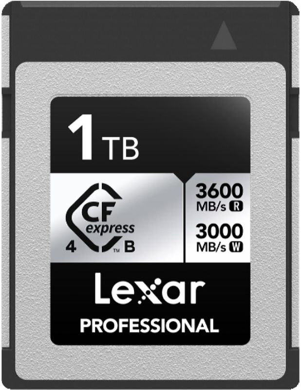 Lexar - CFexpress Pro Type B Silver - Videokaart - 1TB - PCIe 4.0