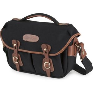 Billingham Hadley Small Pro - Black/Tan Canvas Tassen