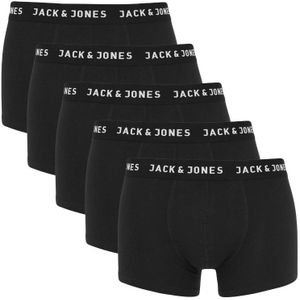 Jack & Jones - 5-pack boxershorts huey zwart - Heren