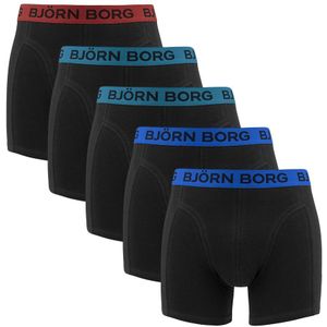 Björn Borg - Cotton stretch 5-pack boxershorts combi zwart II - Heren