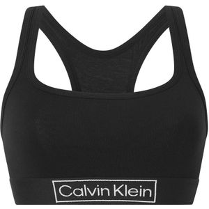Calvin Klein - Unlined logo bralette zwart - Dames