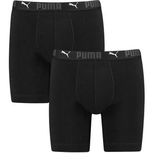 PUMA - Sport 2-pack cotton long boxershorts zwart - Heren
