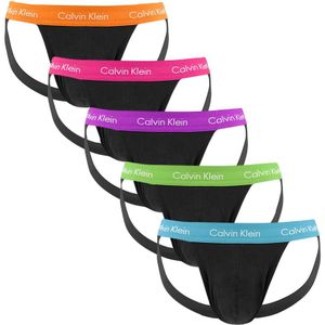 Calvin Klein boxershorts - 5-pack jockstraps this is love pride combi zwart - Heren