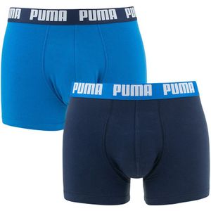 PUMA - 2-pack boxershorts basic blauw VIII - Heren