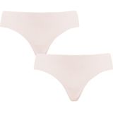 PUMA - 2-pack microfiber strings seamless roze - Dames