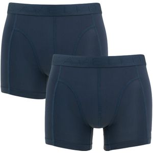 Cavello - 2-pack microfiber boxershorts basic blauw - Heren