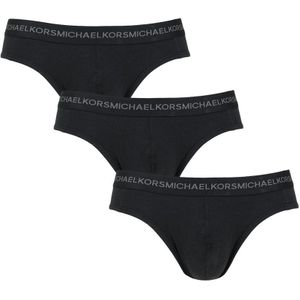 Michael Kors boxershorts - 3-pack supima slips basic zwart - Heren