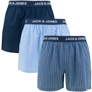 Jack & Jones - 3-pack wijde boxershorts hector blauw - Heren