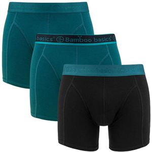 Bamboo Basics - 3-pack boxershorts rico groen & zwart - Heren