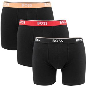 Hugo Boss - BOSS power 3-pack boxershorts basic combi zwart IV - Heren