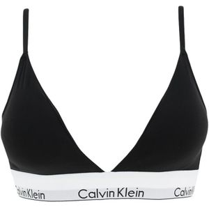 Calvin Klein - Lightly lined triangle bralette zwart - Dames