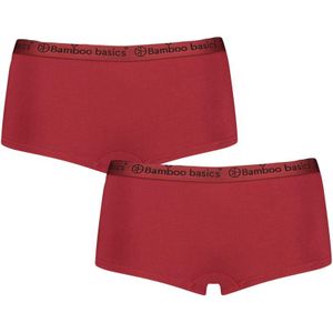 Bamboo Basics boxershorts - Circular made 2-pack hipsters ivy rood - Dames