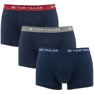 TOM TAILOR - 3-pack boxershorts basic combi zwart - Heren