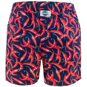 DEAL - Wijde boxershort peppers blauw 192264 - Heren