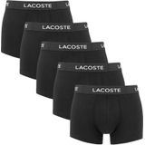 Lacoste - 5-pack boxershorts basic zwart - Heren