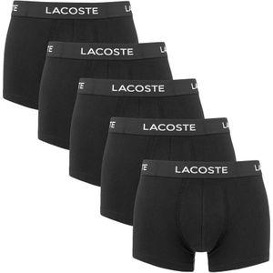Lacoste - 5-pack boxershorts basic zwart - Heren