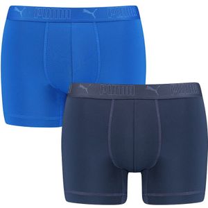 PUMA - Sport 2-pack microfiber boxershorts blauw - Heren