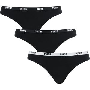 PUMA - 3-pack strings basic zwart - Dames