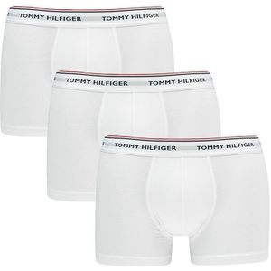 Tommy Hilfiger - 3-pack boxershort trunks wit - Heren