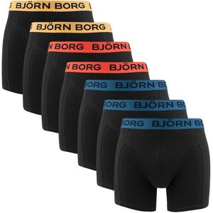 Björn Borg - Cotton stretch 7-pack boxershorts basic combi zwart III - Heren