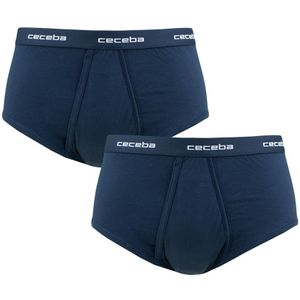 CECEBA boxershorts - 2-pack herenslips basic blauw - Heren