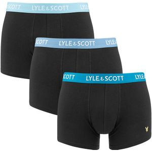 Lyle & Scott - 3-pack boxershorts barclay combi zwart 548 - Heren