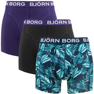 Björn Borg - Cotton stretch 3-pack boxershorts basic palms multi - Heren