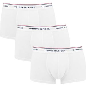 Tommy Hilfiger boxershorts - 3-pack lowrise trunks wit - Heren