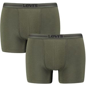 Levi&#039;s - 2-pack tencel boxershorts groen - Heren