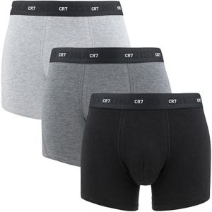 CR7 - 3-pack bamboe boxershorts grijs & zwart - Heren